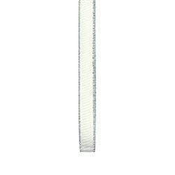 AussieSuperStore Party Essentials White/Silver Satin with Metallic Edge Ribbon 10mm (in 8 colours) Satin with Metallic Edge Ribbon 10mm | Gift Packaging Wrapping Ribbon 9331468000693 VGSWH10